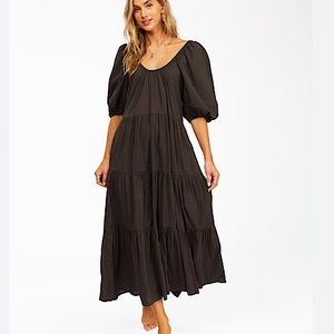Billabong | Black Endless Shore Maxi Dress - Medium